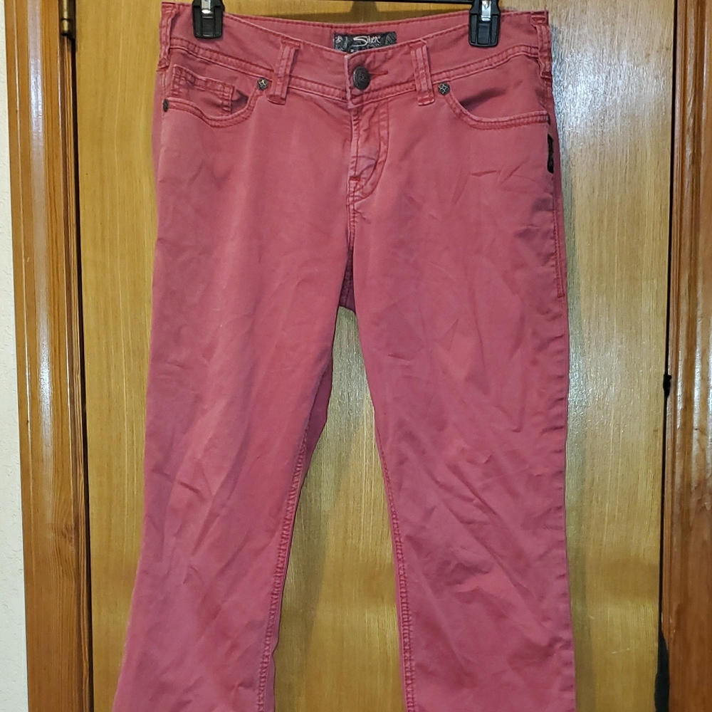 Silver capris
